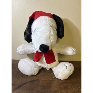 Peanuts Worldwide LLC Santa Snoopy 14" Plush "Let It Snow" Animated & Musical